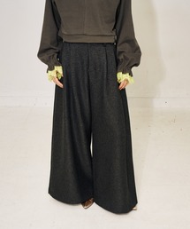TEVALT | 柄タックビックワイドパンツ(スラックス)