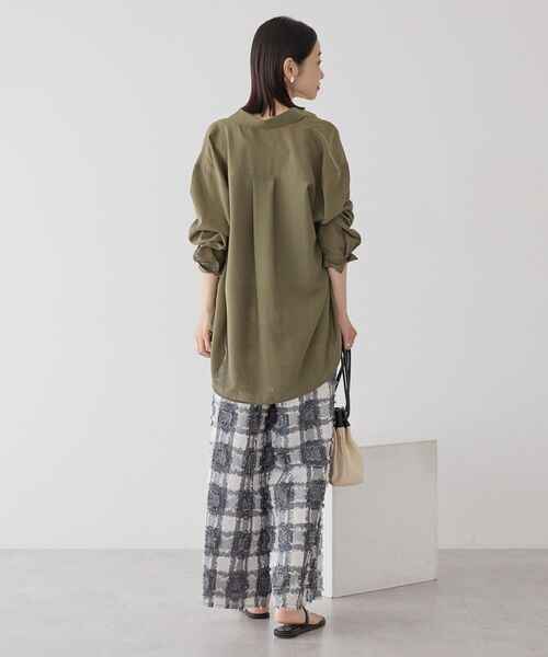 AMERICAN HOLIC(アメリカンホリック)の「フリンジチェックパンツ(その他パンツ・レディース・ブラック/チェック・M/L)」の15枚目の写真