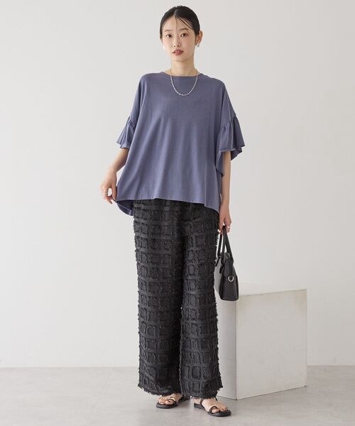 AMERICAN HOLIC(アメリカンホリック)の「フリンジチェックパンツ(その他パンツ・レディース・ブラック/チェック・M/L)」の20枚目の写真