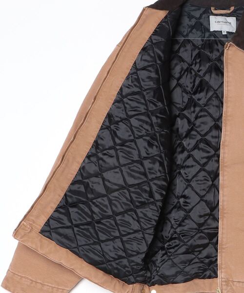 Carhartt(カーハート)の「【Carhartt WIP】OG DETROIT JACKET(ブルゾン・メンズ・ネイビー/ブラウン系その他/ブラック/ブラウン・MEDIUM/X-LARGE/LARGE)」の6枚目の写真
