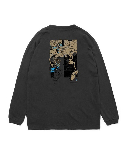 430(フォーサーティ)の「mlt5367-WF ELEMENTS-02 L-S TEE ロングスリーブTシャツ(25-193)(Tシャツ/カットソー・メンズ・アッシュ/サックスブルー/ブラック/ブラック系その他/ネイビー/グリーン/ホワイト・1/0/3/2)」の3枚目の写真