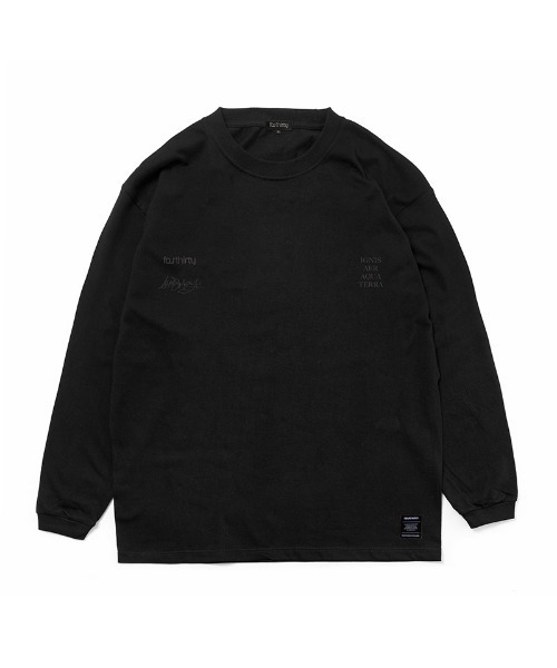 430(フォーサーティ)の「mlt5367-WF ELEMENTS-02 L-S TEE ロングスリーブTシャツ(25-193)(Tシャツ/カットソー・メンズ・アッシュ/サックスブルー/ブラック/ブラック系その他/ネイビー/グリーン/ホワイト・1/0/3/2)」の8枚目の写真