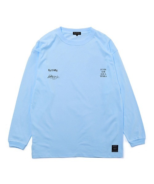 430(フォーサーティ)の「mlt5367-WF ELEMENTS-02 L-S TEE ロングスリーブTシャツ(25-193)(Tシャツ/カットソー・メンズ・アッシュ/サックスブルー/ブラック/ブラック系その他/ネイビー/グリーン/ホワイト・1/0/3/2)」の13枚目の写真