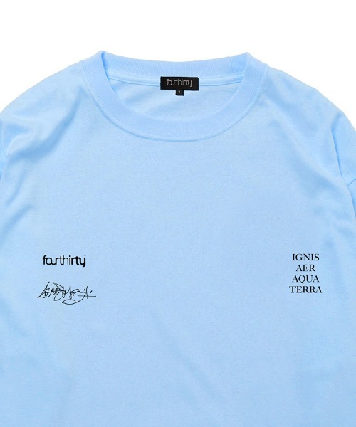 430(フォーサーティ)の「mlt5367-WF ELEMENTS-02 L-S TEE ロングスリーブTシャツ(25-193)(Tシャツ/カットソー・メンズ・アッシュ/サックスブルー/ブラック/ブラック系その他/ネイビー/グリーン/ホワイト・1/0/3/2)」の15枚目の写真