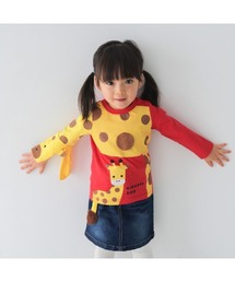 チークルーム きりんの親子　ロングＴシャツ