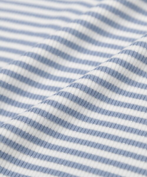 SHOO・LA・RUE（シューラルー）の「【洗える/S-LL】首元きれい テレコリブタンクトップ（タンクトップ・レディース・ブラック系2/ブルー系2/ブラック/ホワイト・03/04/01/02）」の16枚目の写真