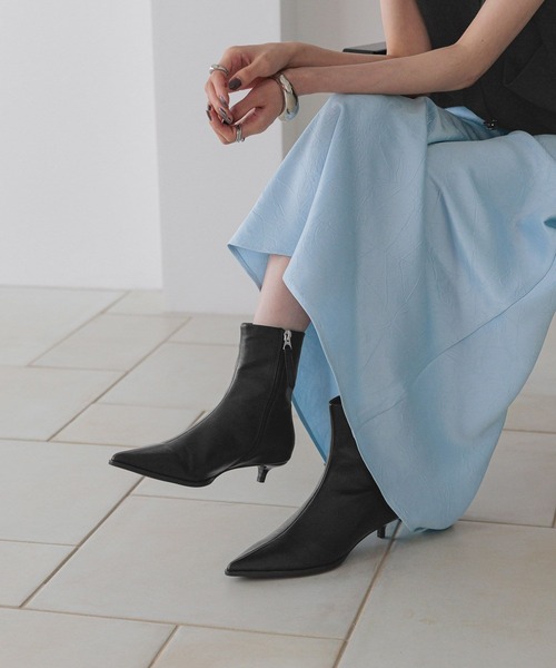 LOWRYS FARM（ローリーズファーム）の「ポインテッドブーツ 599477（ブーツ・レディース・ブラック/レオパード/ブラウン・MEDIUM/LARGE）」の2枚目の写真