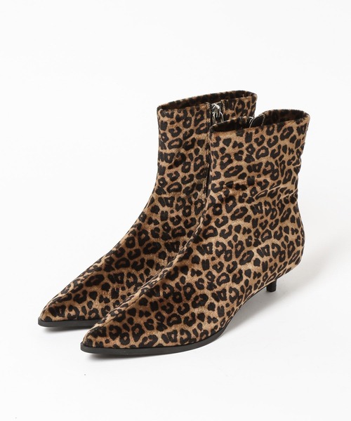 LOWRYS FARM（ローリーズファーム）の「ポインテッドブーツ 599477（ブーツ・レディース・ブラック/レオパード/ブラウン・MEDIUM/LARGE）」の7枚目の写真
