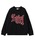 X-girliGbNXK[j́uSCRATCHED LOGO JACQUARD KNIT TOPijbg/Z[^[jvbubN