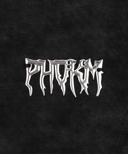 Figments（フィグメンツ）の「メタルバッジZIP UP長袖トップ（Tシャツ/カットソー・レディース・ブラック/チャコールグレー・FREE）」の14枚目の写真