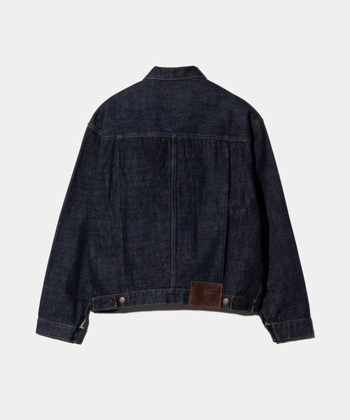 glamb（グラム）の「Blue Noise Denim Jacket / ブルーノイズデニムジャケット（デニムジャケット・メンズ・インディゴブルー/ストライプ・S/M/L）」の5枚目の写真