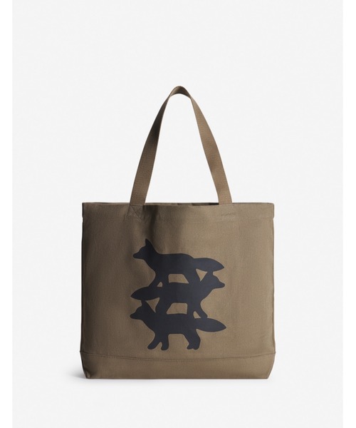 バッグ Maison Kitsune STUNT FOXE TOTE STUNT FOXE TOTE（トートバッグ）｜Maison Kitsune（メゾンキツネ）の