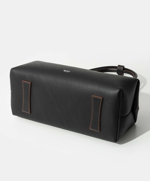 セール】MAX MARA HOLDALLSTRING Natural leather bowler bag