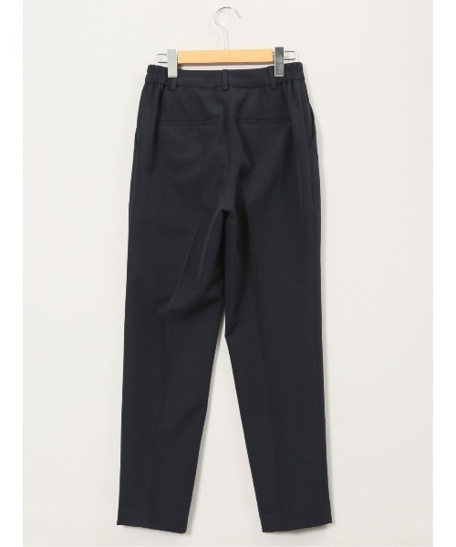 m.f.editorial(エムエフエディトリアル)の「【ストレッチ ウォッシャブル】m.f.エディトリアル レディース ダブルクロス テーパード パンツ 紺 (セットアップ可能)(スーツパンツ・レディース・ネイビー・LARGE/X-LARGE/S/MEDIUM)」の7枚目の写真
