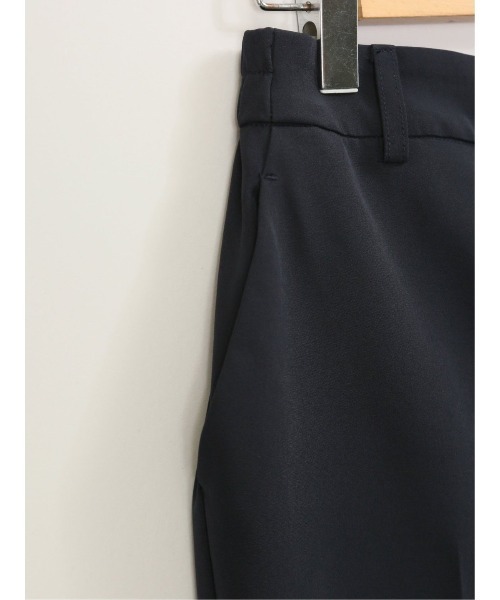 m.f.editorial(エムエフエディトリアル)の「【ストレッチ ウォッシャブル】m.f.エディトリアル レディース ダブルクロス テーパード パンツ 紺 (セットアップ可能)(スーツパンツ・レディース・ネイビー・LARGE/X-LARGE/S/MEDIUM)」の8枚目の写真