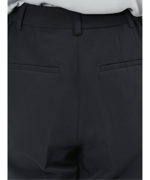 m.f.editorial(エムエフエディトリアル)の「【ストレッチ ウォッシャブル】m.f.エディトリアル レディース ダブルクロス テーパード パンツ 紺 (セットアップ可能)(スーツパンツ・レディース・ネイビー・LARGE/X-LARGE/S/MEDIUM)」の15枚目の写真