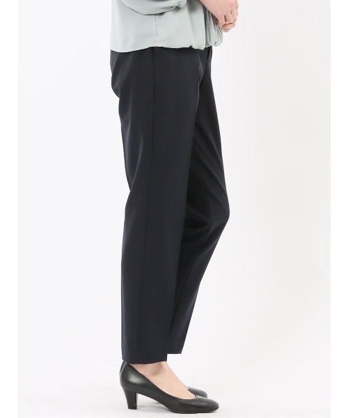 m.f.editorial(エムエフエディトリアル)の「【ストレッチ ウォッシャブル】m.f.エディトリアル レディース ダブルクロス テーパード パンツ 紺 (セットアップ可能)(スーツパンツ・レディース・ネイビー・LARGE/X-LARGE/S/MEDIUM)」の18枚目の写真