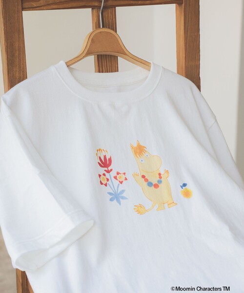 BEAMS JAPAN(ビームス ジャパン)の「【COLLABORATION】MOOMIN ARABIA / ムーミン & スノークのおじょうさん ペイントTシャツ(Tシャツ/カットソー・レディース・その他/その他1・L/XL/M/S)」の2枚目の写真