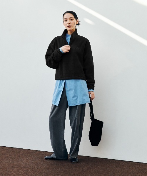 KELTY(ケルティ)の「パフリースクロップドハーフジップ(その他トップス・レディース・ベージュ/グレー/ブラック/モカ・FREE)」の3枚目の写真