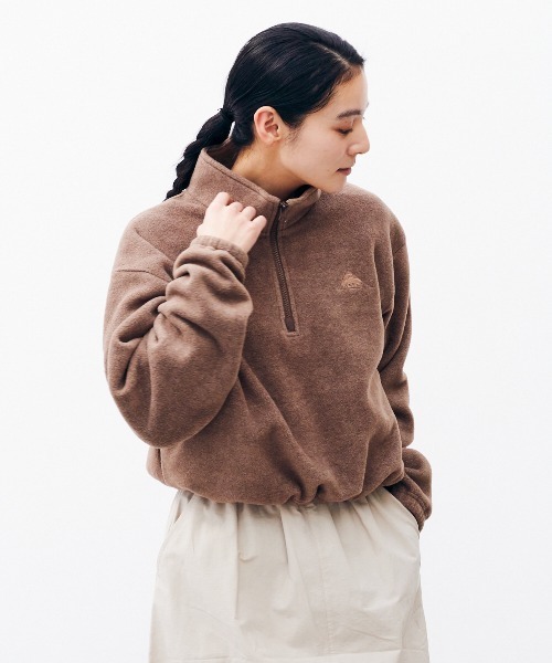 KELTY(ケルティ)の「パフリースクロップドハーフジップ(その他トップス・レディース・ベージュ/グレー/ブラック/モカ・FREE)」の12枚目の写真