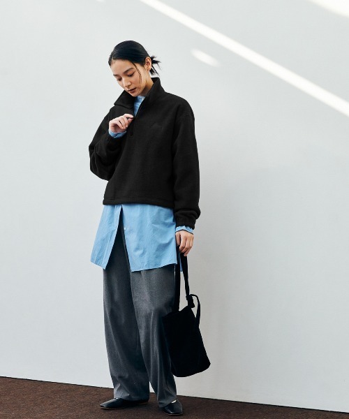 KELTY(ケルティ)の「パフリースクロップドハーフジップ(その他トップス・レディース・ベージュ/グレー/ブラック/モカ・FREE)」の8枚目の写真