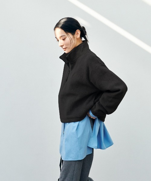 KELTY(ケルティ)の「パフリースクロップドハーフジップ(その他トップス・レディース・ベージュ/グレー/ブラック/モカ・FREE)」の7枚目の写真