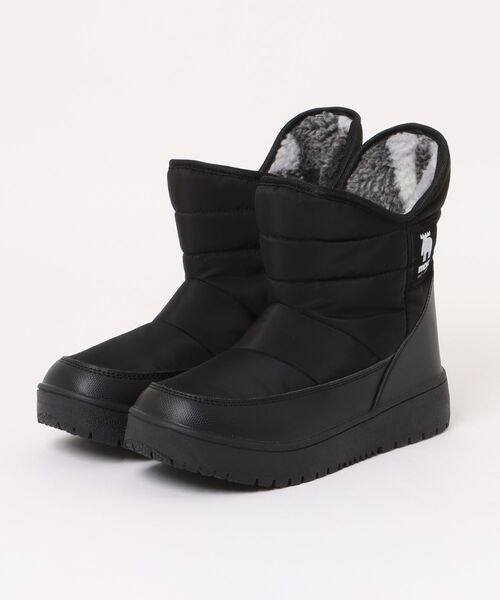 moz(モズ)の「【MOZ】防水防滑ショートブーツ(ブーツ・レディース・カーキ/ブラック・L/M/S/LL)」の2枚目の写真