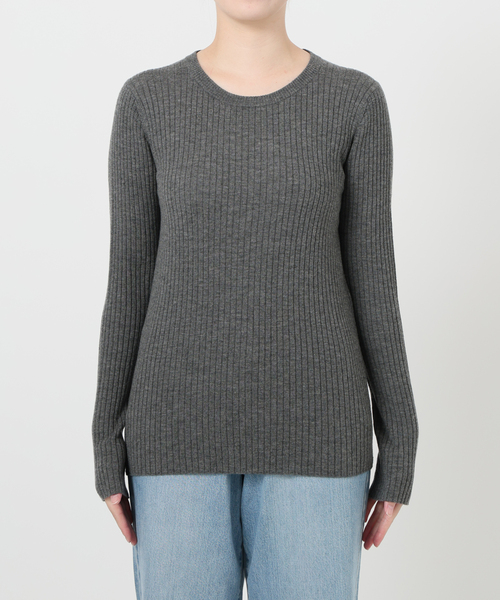 セール】《追加》イタリア ヤーン RIB クループルオーバー（ニット