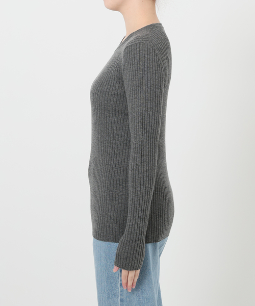 セール】《追加》イタリア ヤーン RIB クループルオーバー（ニット