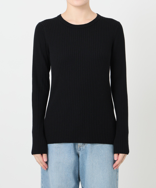 セール】《追加》イタリア ヤーン RIB クループルオーバー（ニット
