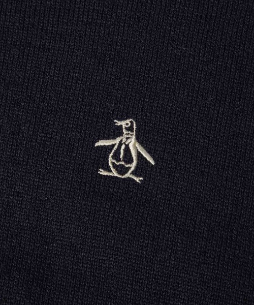 penguin BY MUNSINGWEAR(ペンギン バイ マンシングウェア)の「SADDLE SHOULDER POLO CARDIGAN(カーディガン/ボレロ・メンズ・ブラック/ネイビー・M/L/XL)」の5枚目の写真