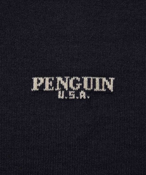 penguin BY MUNSINGWEAR(ペンギン バイ マンシングウェア)の「SADDLE SHOULDER POLO CARDIGAN(カーディガン/ボレロ・メンズ・ブラック/ネイビー・M/L/XL)」の8枚目の写真