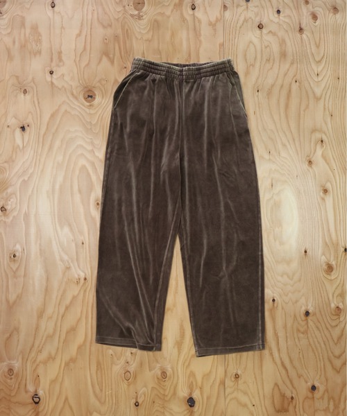 many men many mind（メニーメンメニーマインド）の「MANYMENMANYMINDS / パウダー加工ベロア/セットアップ/ZIPブルゾン/イージーワイドパンツ（セットアップ・メンズ・ブラウン/ブラック・X-LARGE/LARGE/MEDIUM）」の22枚目の写真