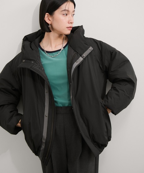 セール】コクーンダウンブルゾン（ダウンジャケット/コート）｜LE