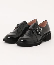 LANVIN en Bleu（ランバンオンブルー）の「ビジューモチーフモンクストラップシューズ（パンプス）」