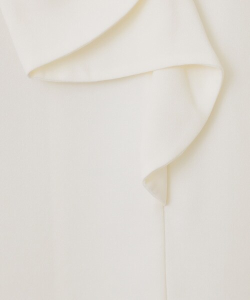 index（インデックス）の「パール調リボンブラウス【洗濯機洗い可/イージーアイロン】（シャツ/ブラウス・レディース・グリーン系/ネイビー/オフホワイト・36/42/38/40）」の7枚目の写真