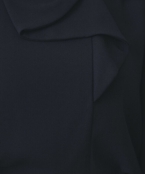 index（インデックス）の「パール調リボンブラウス【洗濯機洗い可/イージーアイロン】（シャツ/ブラウス・レディース・グリーン系/ネイビー/オフホワイト・36/42/38/40）」の11枚目の写真