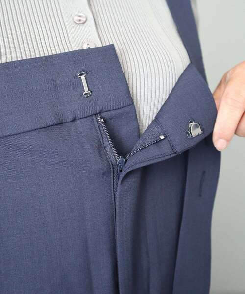 CRAFT STANDARD BOUTIQUE(クラフトスタンダードブティック)の「ワイドサロペットパンツ(サロペット/オーバーオール・レディース・チャコールグレー/ダークネイビー・FREE)」の10枚目の写真
