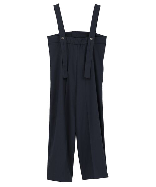 CRAFT STANDARD BOUTIQUE(クラフトスタンダードブティック)の「ワイドサロペットパンツ(サロペット/オーバーオール・レディース・チャコールグレー/ダークネイビー・FREE)」の14枚目の写真