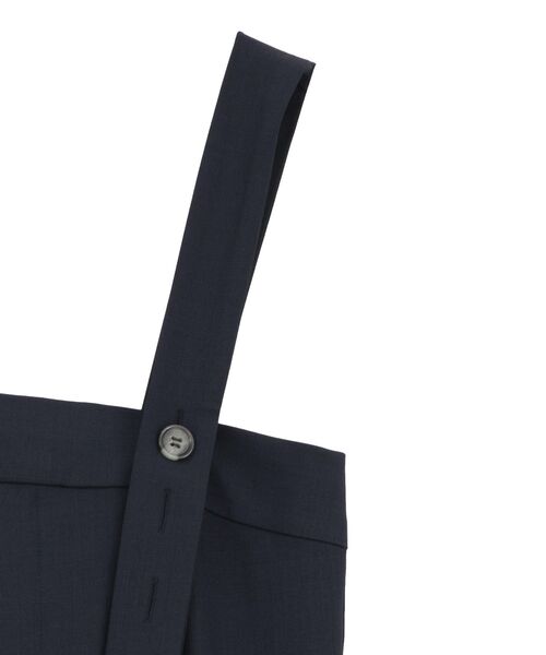 CRAFT STANDARD BOUTIQUE(クラフトスタンダードブティック)の「ワイドサロペットパンツ(サロペット/オーバーオール・レディース・チャコールグレー/ダークネイビー・FREE)」の16枚目の写真