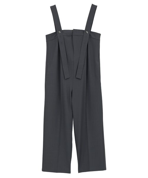 CRAFT STANDARD BOUTIQUE(クラフトスタンダードブティック)の「ワイドサロペットパンツ(サロペット/オーバーオール・レディース・チャコールグレー/ダークネイビー・FREE)」の21枚目の写真