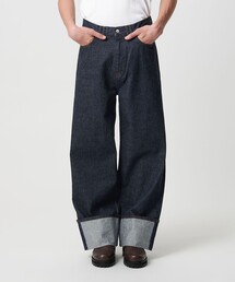 MONKEY TIME | デニム ロールアップ バギー パンツ(デニムパンツ)