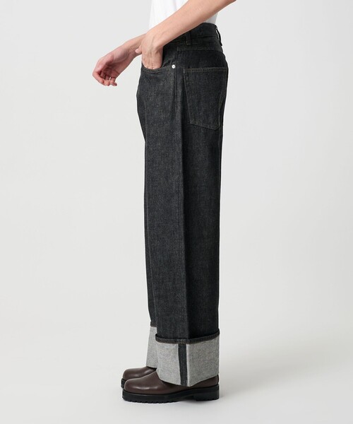 MONKEY TIME（モンキータイム）の「デニム ロールアップ バギー パンツ（デニムパンツ・メンズ・ブラック/ネイビー・S/M/L）」の22枚目の写真