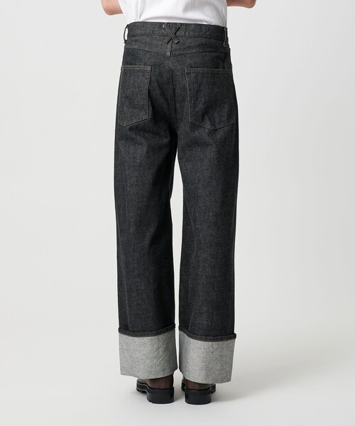 MONKEY TIME（モンキータイム）の「デニム ロールアップ バギー パンツ（デニムパンツ・メンズ・ブラック/ネイビー・S/M/L）」の21枚目の写真