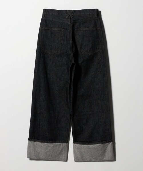 MONKEY TIME（モンキータイム）の「デニム ロールアップ バギー パンツ（デニムパンツ・メンズ・ブラック/ネイビー・S/M/L）」の8枚目の写真