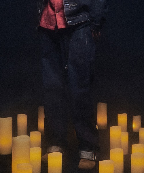 EFFECTEN（エフェクテン）の「mp14165- TYPE-6 DENIM PANTS デニムパンツ(ef404-02)（デニムパンツ・メンズ・インディゴブルー・L/M）」の2枚目の写真