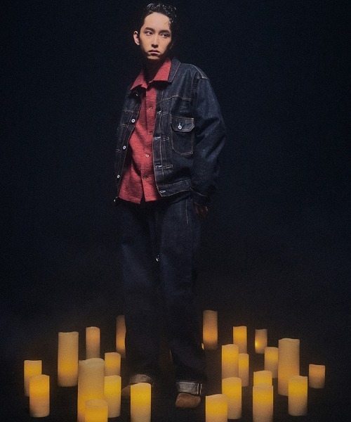 EFFECTEN（エフェクテン）の「mp14165- TYPE-6 DENIM PANTS デニムパンツ(ef404-02)（デニムパンツ・メンズ・インディゴブルー・L/M）」の3枚目の写真