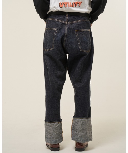 EFFECTEN（エフェクテン）の「mp14165- TYPE-6 DENIM PANTS デニムパンツ(ef404-02)（デニムパンツ・メンズ・インディゴブルー・L/M）」の8枚目の写真