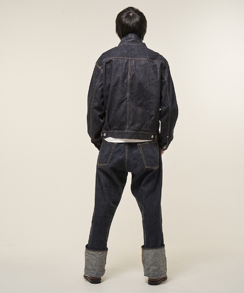 EFFECTEN（エフェクテン）の「mp14165- TYPE-6 DENIM PANTS デニムパンツ(ef404-02)（デニムパンツ・メンズ・インディゴブルー・L/M）」の11枚目の写真