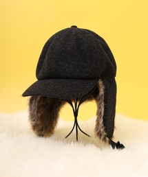 Ruben | RUBEN WOOL LIKED EARCOVER CAP ファー パイロットキャップ(キャップ)